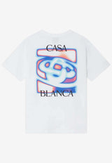 Casablanca Heat Map Print T-shirt White SP26JTS001--07