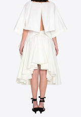 Jacquemus Moisson Open-Back Midi Dress White TOW00889A-W00780-100