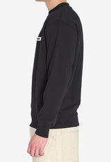Jacquemus Gros Grain Sweatshirt Black SSM00206A-J00126-990