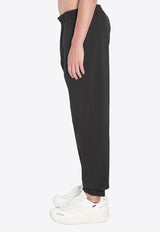 Moncler Elastic-Waist Track Pants Black K20912A00012-598PM-999