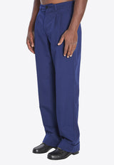 Valentino Straight-Leg Casual Pants Blue 7V3RBN15-ALS-788