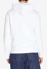AMI PARIS Ami De Coeur Hooded Sweatshirt White HSW764-730-100