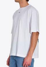Off-White 3D Arrow Spray T-shirt White OMAA120S26-JER00I-1000