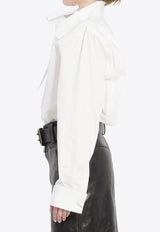 Saint Laurent Lavallière Collar Shirt White 865302-Y1H48-9000