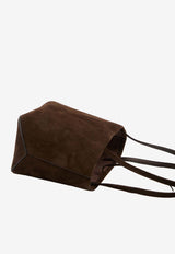 The Row Medium Park Tote Edge Bag Brown W2104-L665-MCHS