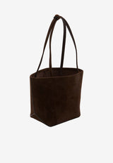 The Row Medium Park Tote Edge Bag Brown W2104-L665-MCHS