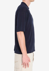 Roberto Collina Ribbed Knit Polo T-shirt Blue 261MYA11024--10