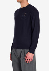 Loewe Futurist Cat Wool Sweater Navy H526Y14KNK--5190