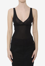 Saint Laurent Cassandre Tank Top Black 867257-Y37SM-1000