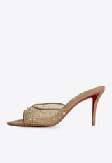 Christian Louboutin Miss Z 80 Desgrastrass Pearl Mules Beige 1260741-N358-BLUSH