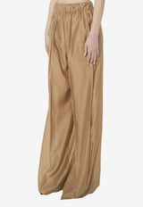 TheLatest Dora Pants with Elastic-Waistband Beige TLW03119T0161-ABTP-T0045