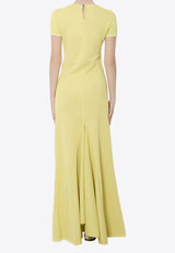Jacquemus La Robe Maille Maxi Dress Yellow DRW00817A-K00309-250