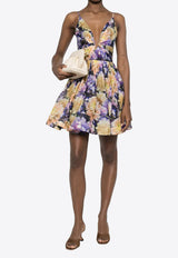 Zimmermann Luna Floral Mini Dress Multicolor 4398DS261--NVDH