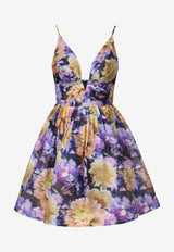 Zimmermann Luna Floral Mini Dress Multicolor 4398DS261--NVDH