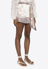 Zimmermann Luna Scarf Mini Shorts Cream 5214AS261--CBPA