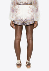 Zimmermann Luna Scarf Mini Shorts Cream 5214AS261--CBPA