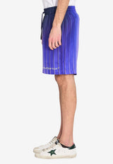 Casablanca Shockweave Bermuda Shorts Blue SS26TR399--07