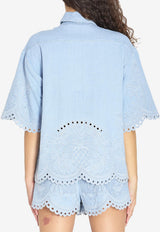 Zimmermann Daylight Denim Shirt Light Blue 7214TRS263--CESTM