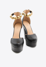 Chloé Lola 130 Platform Pumps Black CH26S15ZVV--001