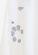 Life Maxi Dress with Embroidered-Flowers