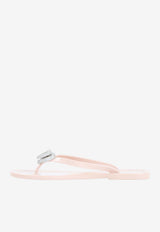 Double Heart Thong Sandals