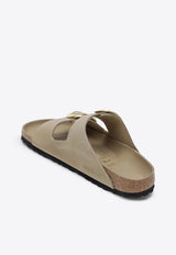Birkenstock Arizona Big Buckle Oiled Leather Slides Brown 1030395LE/S_BIRKE-TB