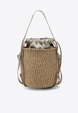 Chloé Small Woody Raffia Bucket Bag Beige CHC23AS381L18/S_CHLOE-26Y