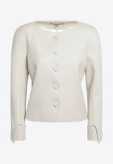Chloé Wool Buttoned Jacket Beige CH26UVE24066/S_CHLOE-20P