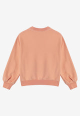 Girls Logo Print Sweatshirt