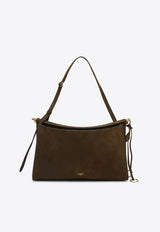 Alaïa Le Click Pocket 35 East-West Shoulder Bag Green AA1L2038CA214SUE/S_ALAIA-A47