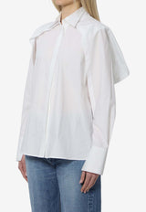 Federica Tosi Open Sleeve Buttoned Shirt White 41100-400-01