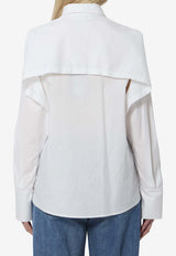 Federica Tosi Open Sleeve Buttoned Shirt White 41100-400-01