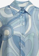 Pucci Marmo Print Long-Sleeved Silk Shirt Light Blue 6HRJ046H761005_e52628de-eebf-446a-b0fe-3a44bbbe13db