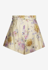 Zimmermann Luna Floral Mini Shorts Multicolor 7922AS261CRDA_41908fbf-da3c-4e16-834b-b818289d6d42