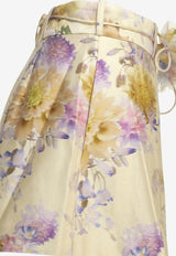 Zimmermann Luna Floral Mini Shorts Multicolor 7922AS261CRDA_41908fbf-da3c-4e16-834b-b818289d6d42