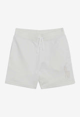 Polo Ralph Lauren Kids Boys Embroidered Logo Shorts White 322A12258004CO/S_POLOR-DW