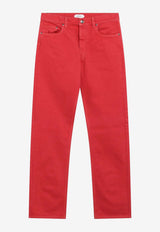 Versace 3D Medusa Straight-Leg Jeans Red 10241301A17871/S_VERSA-1DA80