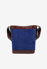 Versace Small Pivot Bucket Bag Blue 10234601A17850/S_VERSA-2NO6J