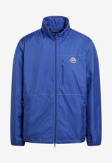 Moncler Arrakis Logo Patch Rain Jacket Blue 1A0011453A5E/S_MONCL-73M