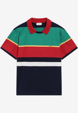 Versace Striped Polo T-shirt Multicolor 10245791A17890/S_VERSA-6G870