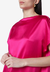 Dries Van Noten Silk Midi Dress Pink 110363024/S_DRVNO-304
