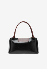 Versace Vivian East/West Calf Leather Shoulder Bag Black 10234561A17428/S_VERSA-2B0AJ