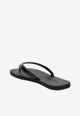 Prada Brushed Leather Flip-Flops Black 2Y3162G001055/S_PRADA-F0002