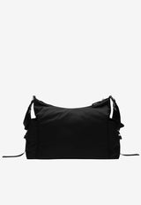 Prada Explore Triangle Logo Nylon Messenger Bag Black 2VH204OOO2DW3/S_PRADA-F0002
