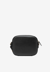 Stella McCartney Perforated Logo Faux Leather Camera Bag Black 700266WP0057/S_STELL-1000