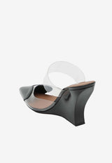 Alaïa Le Coeur 90 Wedge Mules Black AA3M3005CK150LE/S_ALAIA-999