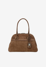 Miu Miu Medium Vivant Suede Shoulder Bag Brown 5BB196OOO2CSS/T_MIU-F0324
