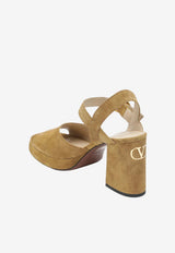 Valentino Fawcette 95 Platform Suede Sandals Beige 8W0S0MI1DHU/S_VALE-RDX
