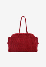 Turismo Raffia Bowling Bag