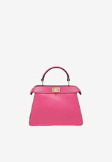 Fendi Petite Peekaboo Iseeu Calf Leather Top Handle Bag Fuchsia 8BN335AWQ0/S_FENDI-F1V0C